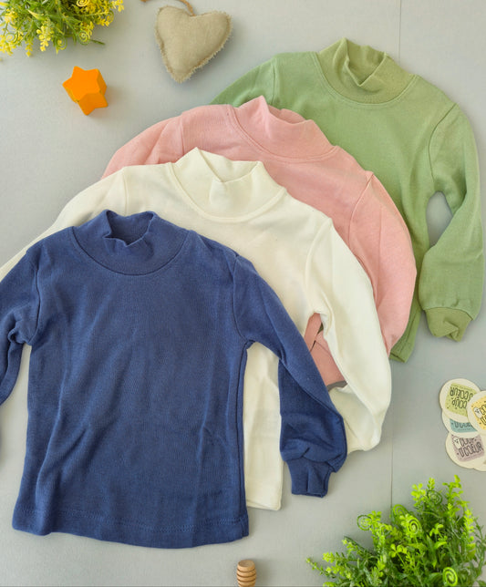 High Neck Cotton Top
