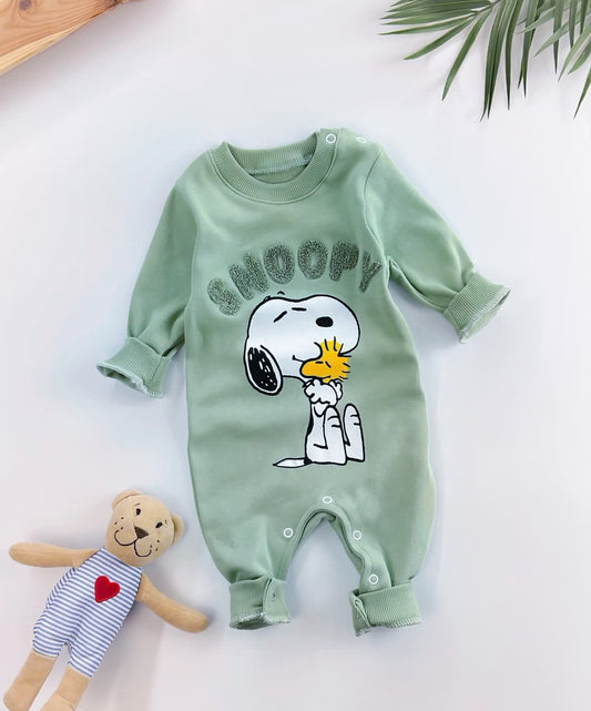 Snoopy Overall-Green