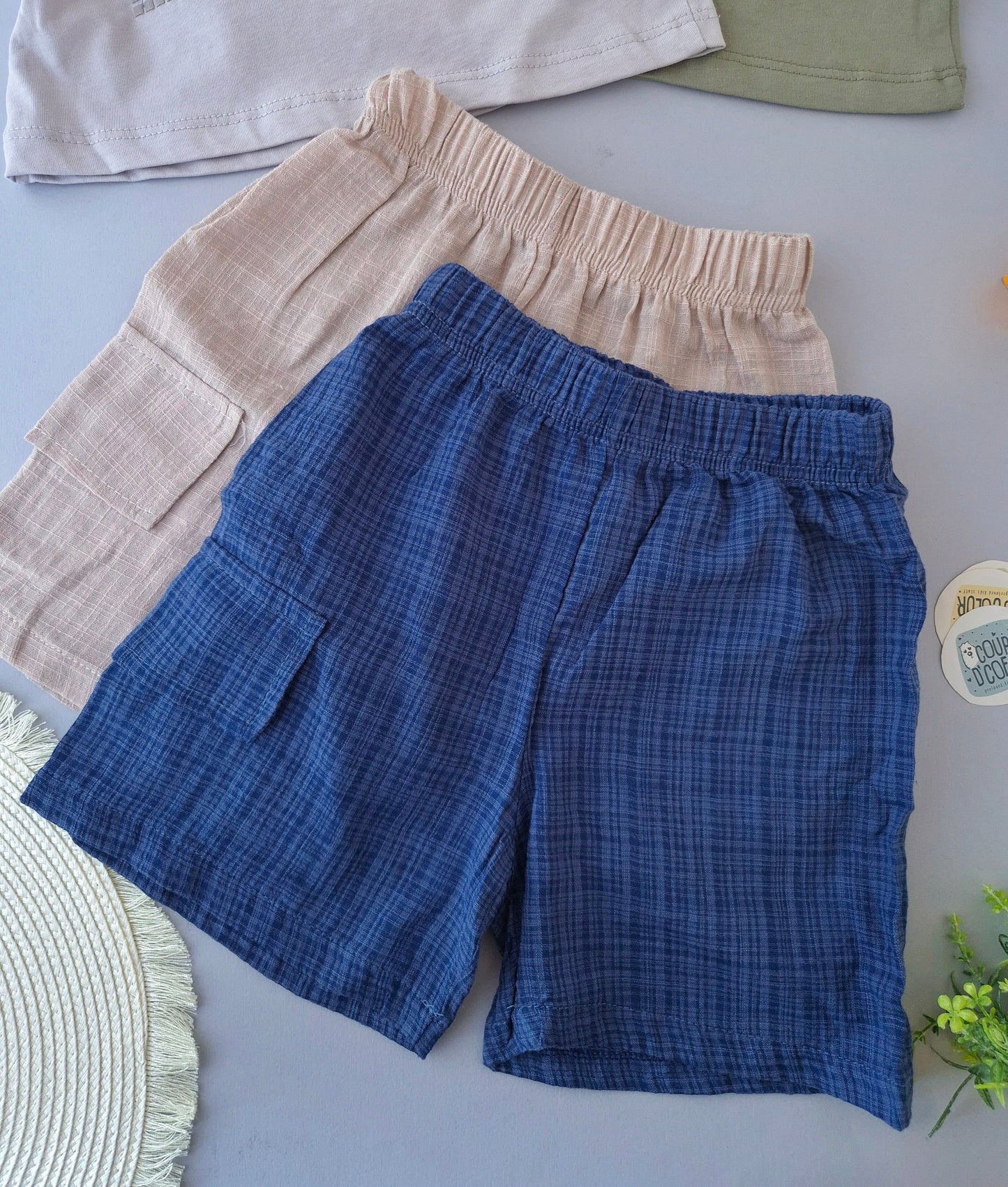 See You Set-Thin Muslin Shorts