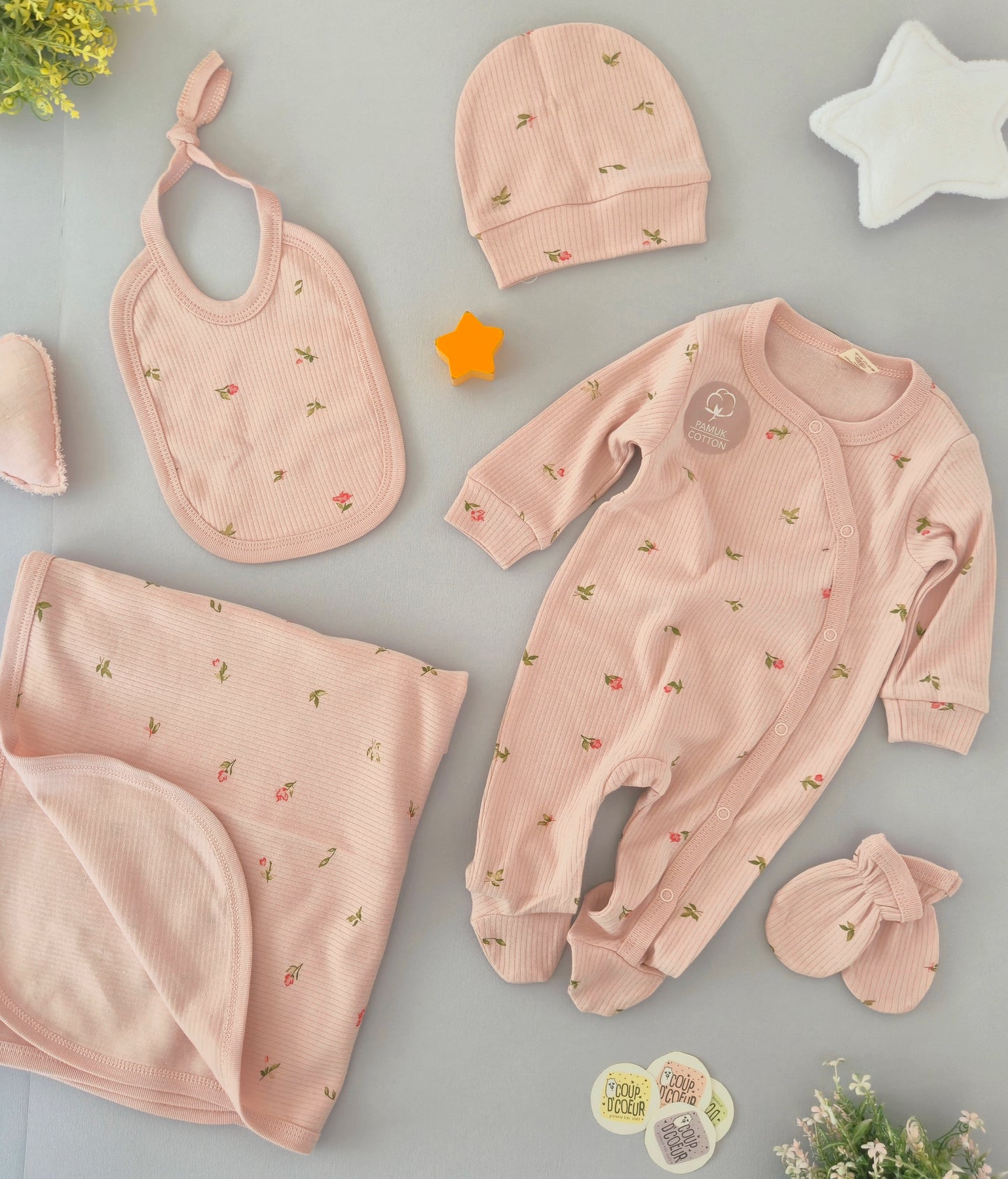 Petal Set- pink 5 pcs