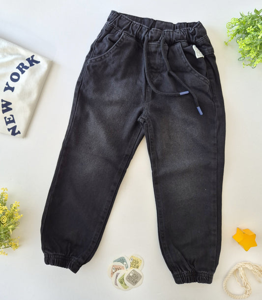 Jogger Denim-Black