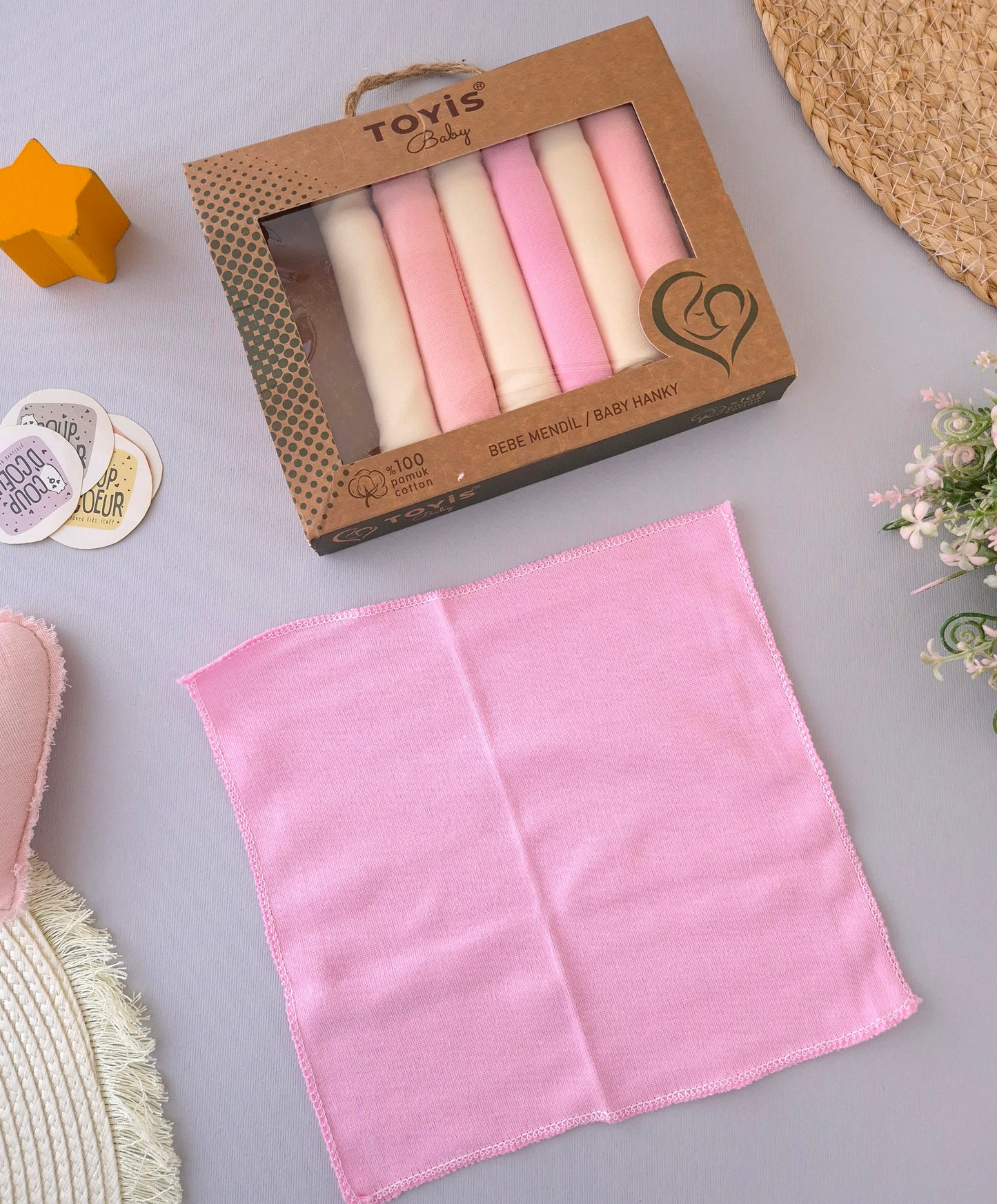 Plain Baby Cloth 20x20cm