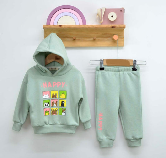 Happy Set Green-Fleece Inside