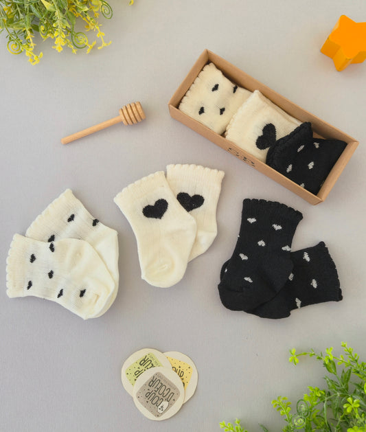 Heart Socks -6 pair