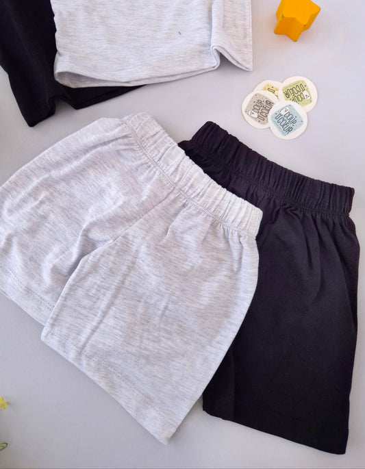 Cotton plain shorts