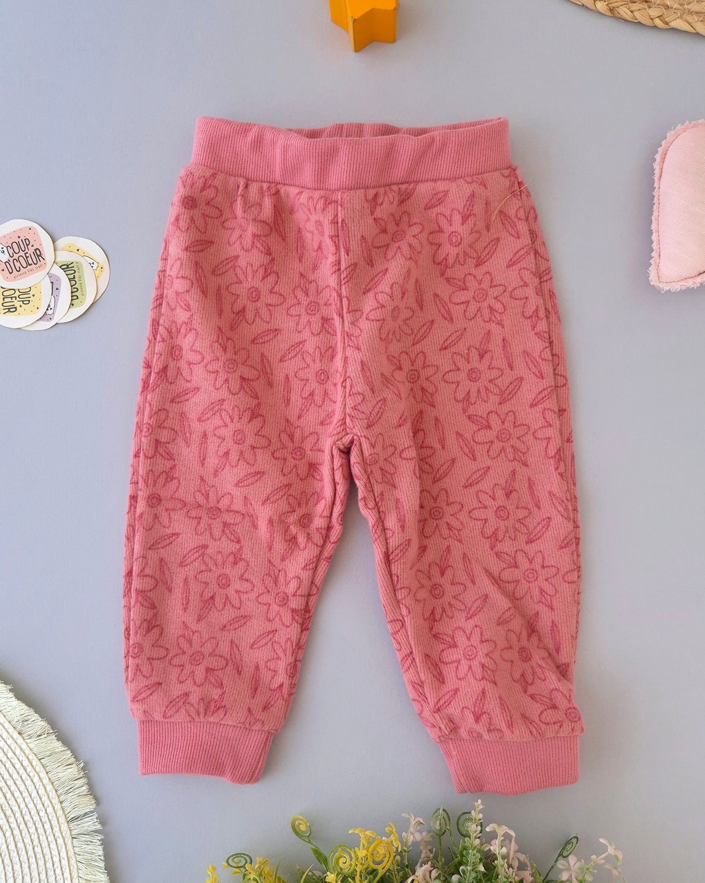 Floral Fleece Pants