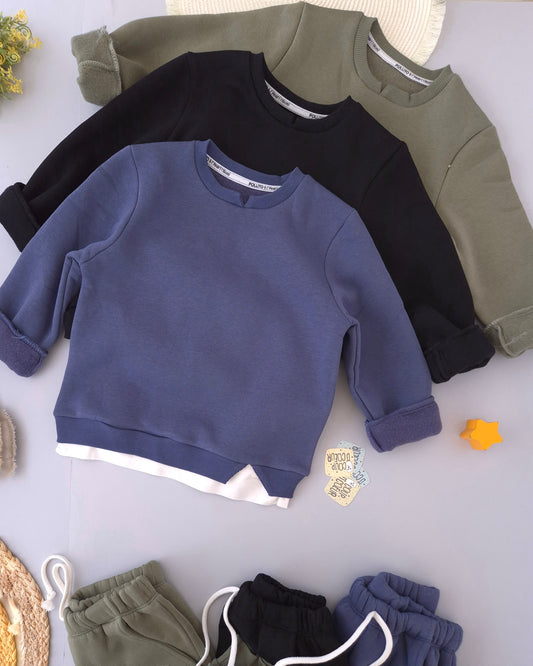 The Go To Sweater- Fleece Inside