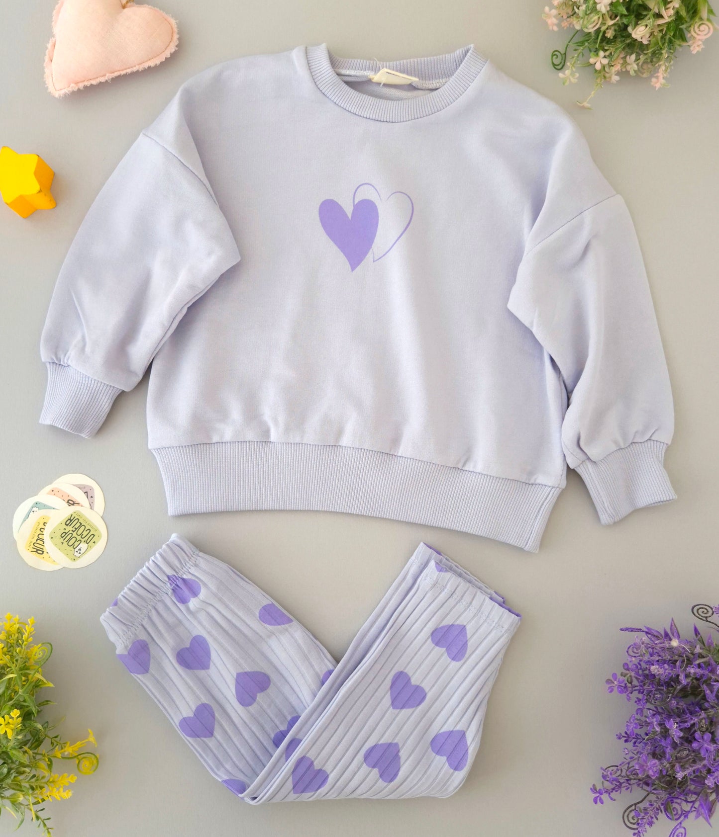 Lilac Set- Cotton