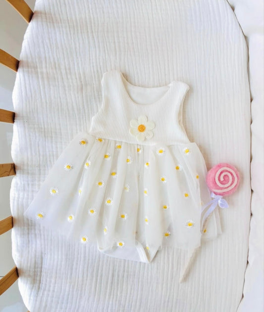 Daisy Tulle Romper