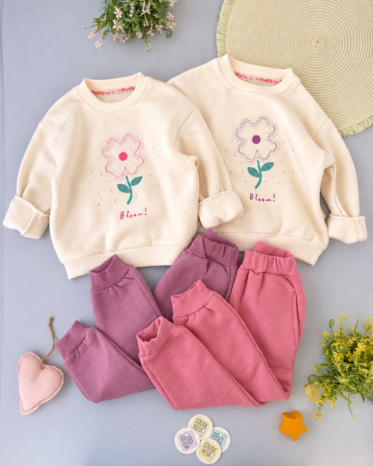 Sweet Bloom Set- Fleece Inside