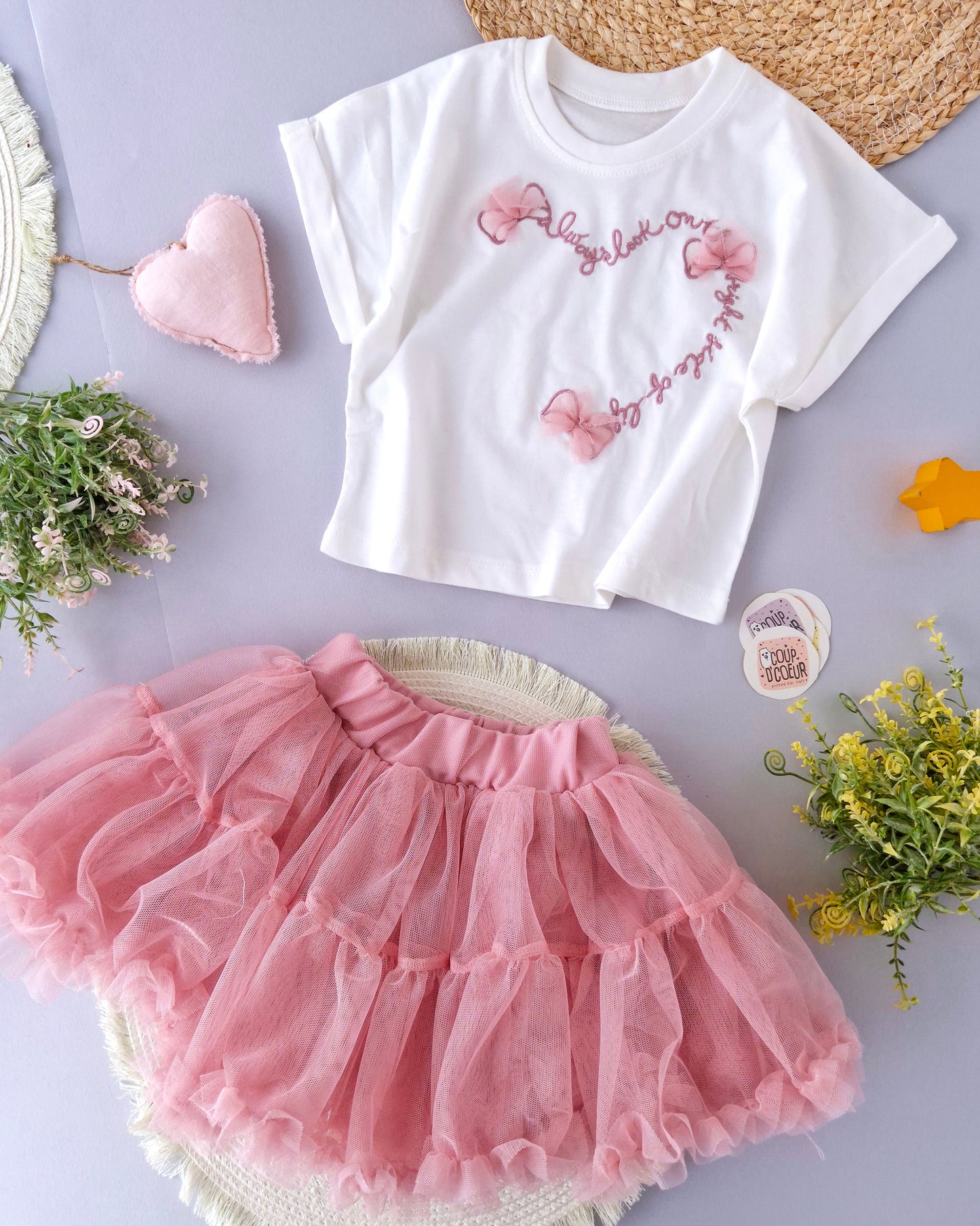 Bright Side Tutu Pink Set