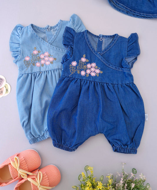 Daisy Denim Romper