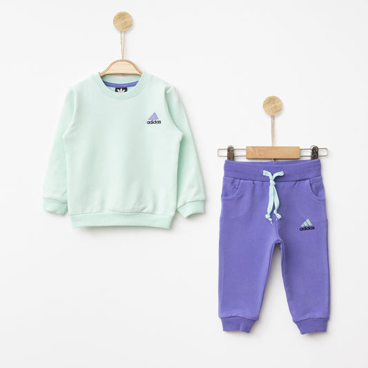 Sporty Set Purple - Cotton