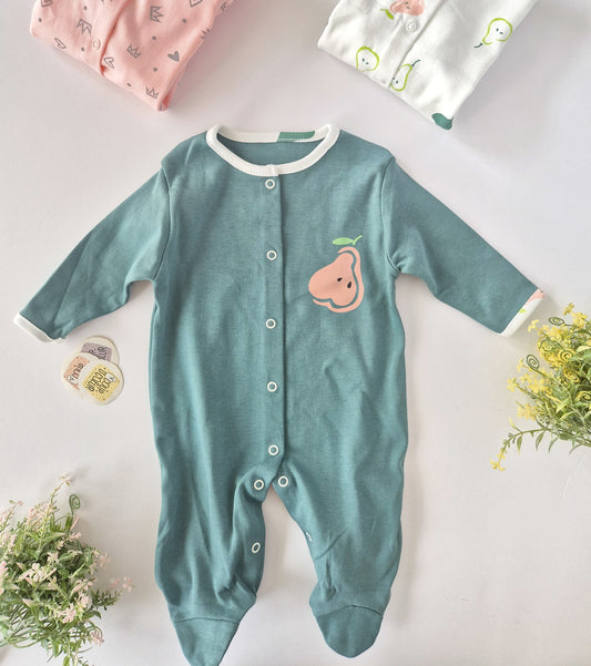 Green Pear Overall- cotton