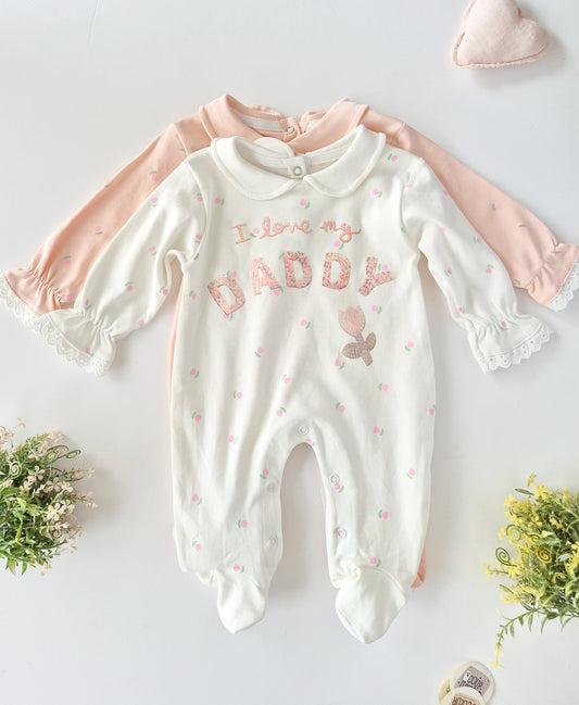 I love daddy overall- cotton