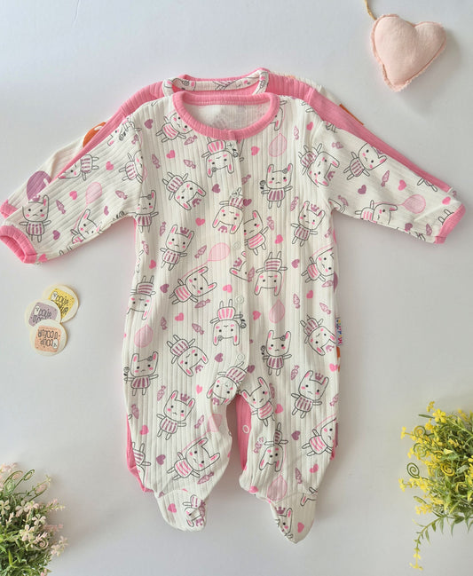 White Cats Overall- cotton