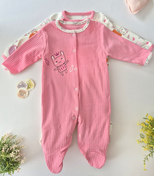 Pink Cat Overall- cotton