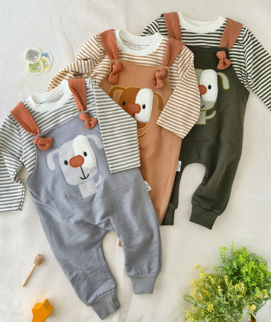 Dog Jumpsuit Cotton- (top + jumpsuit)