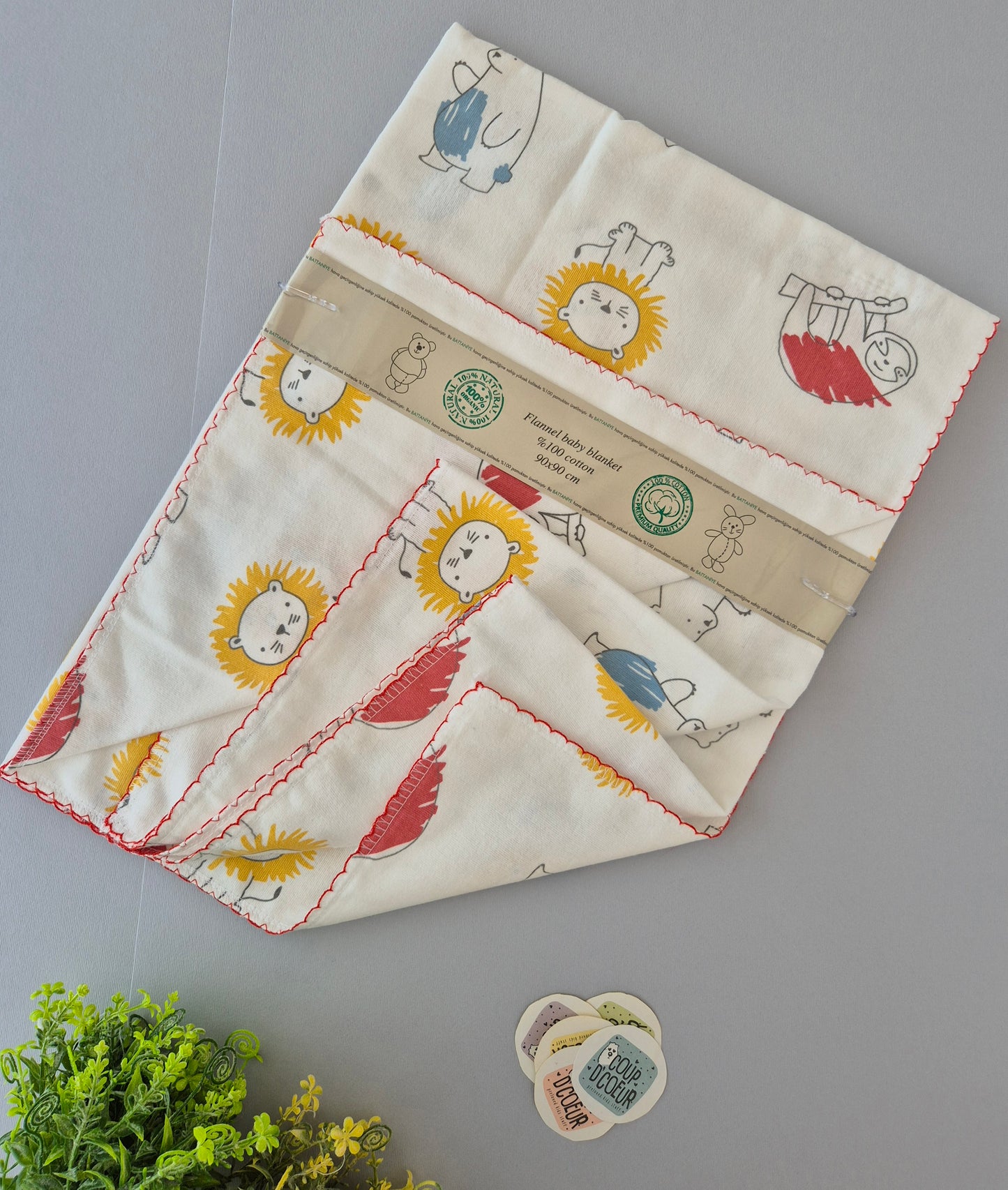 Lion Blanket Cotton