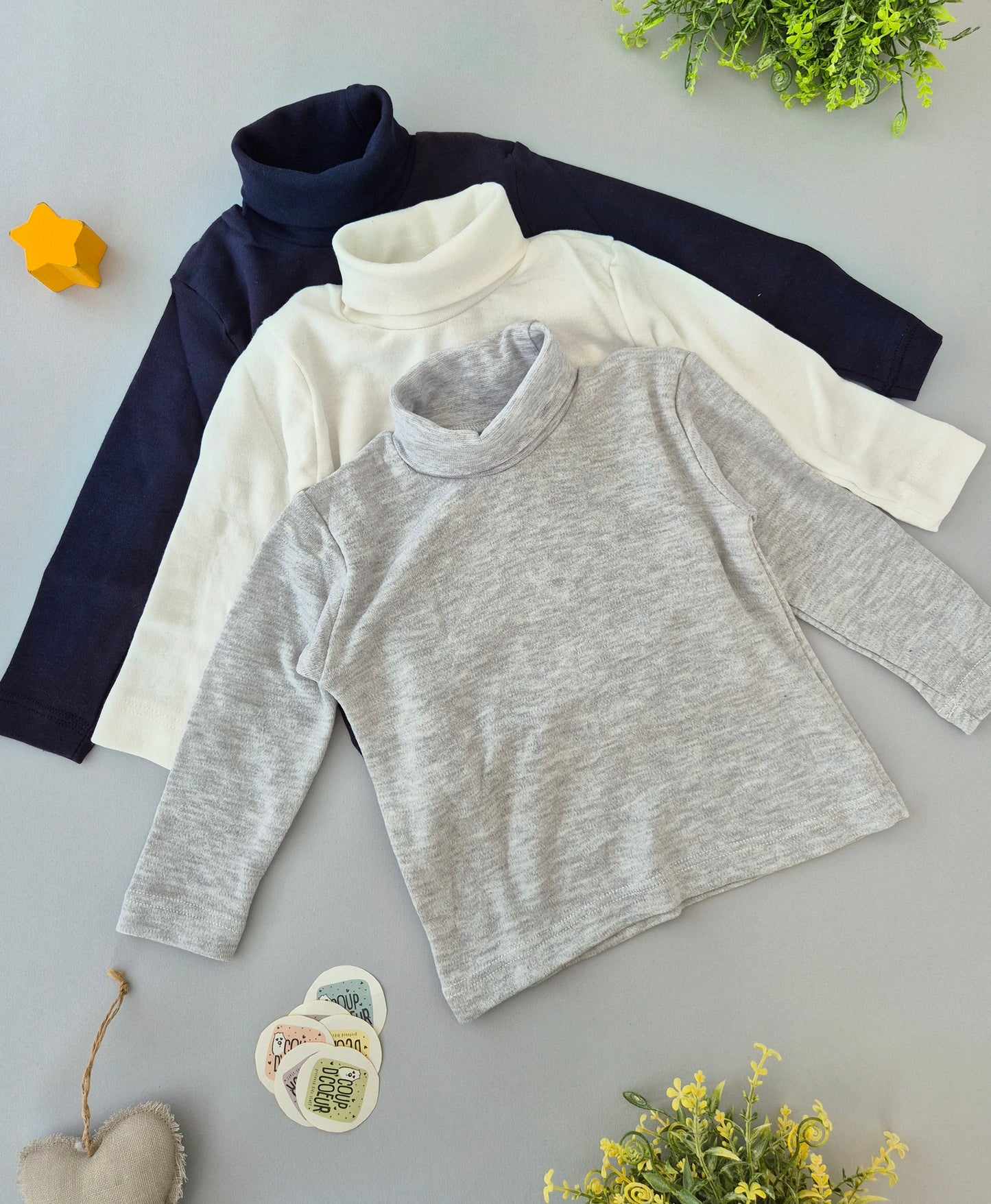 High Neck Cotton Top