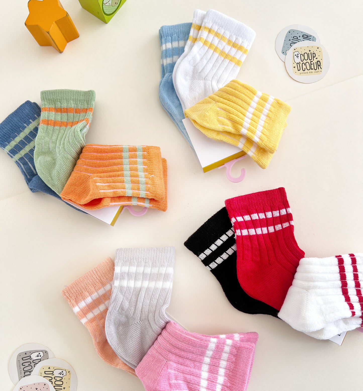 Stylish Socks- 1 pack includes 3 pair