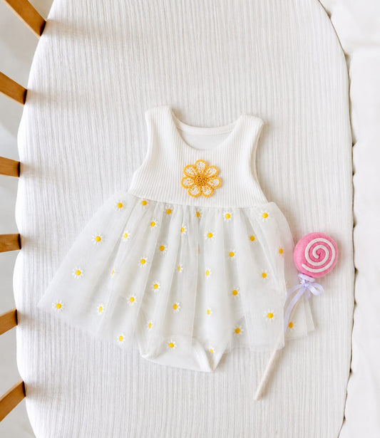 Daisy Tulle Romper