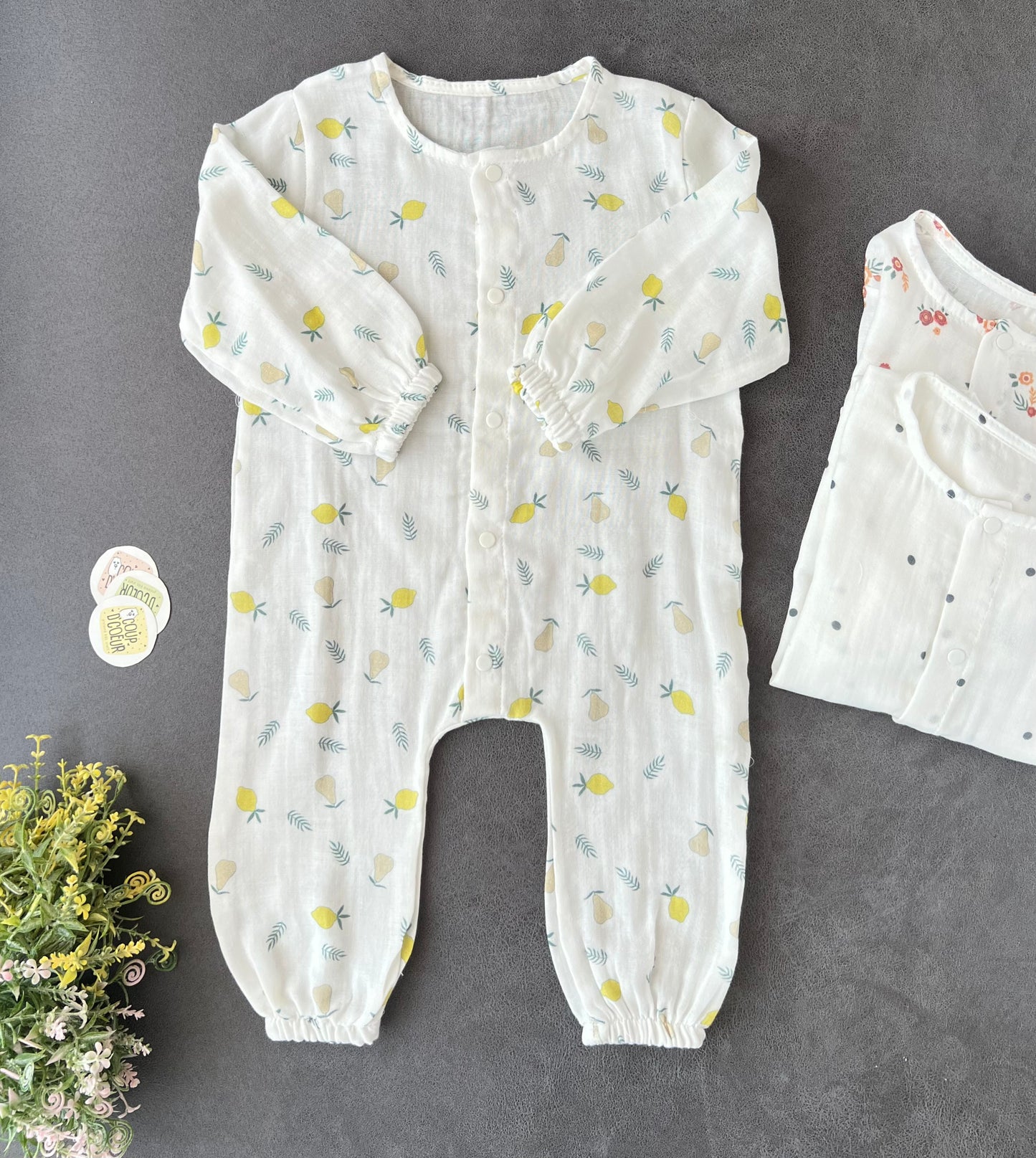 Lemon Muslin Overall (Oversized Look)