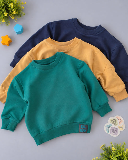 Plain sweater cotton